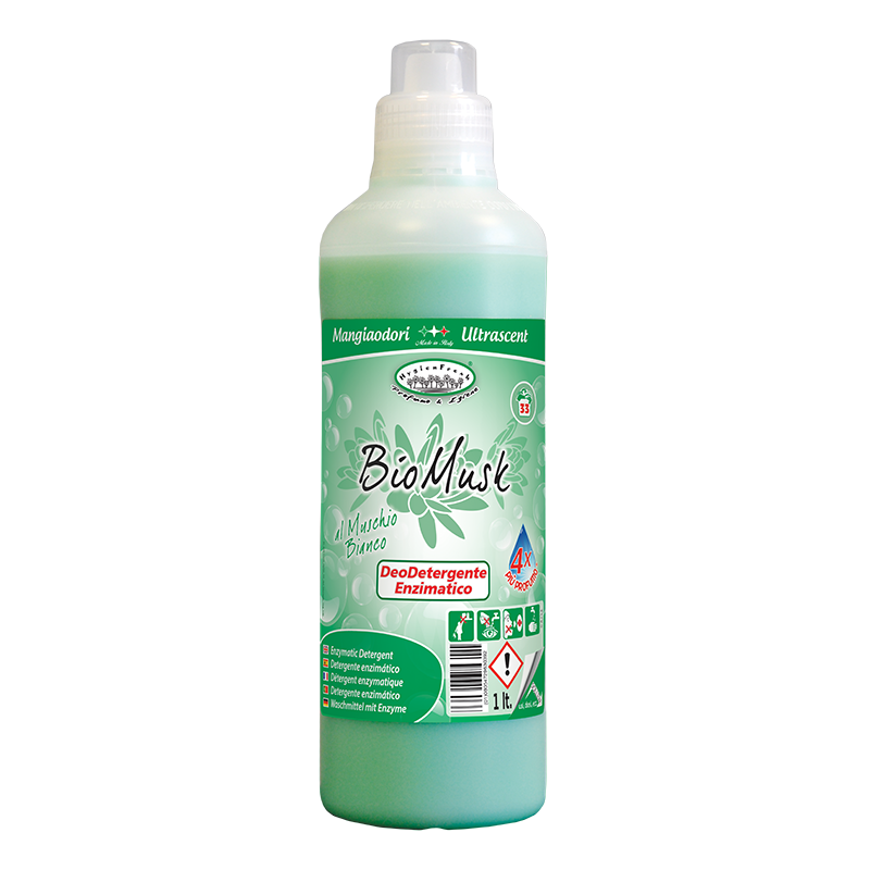 Deo Detergente Enzimatico Bio Musk flacone da1000 ml.